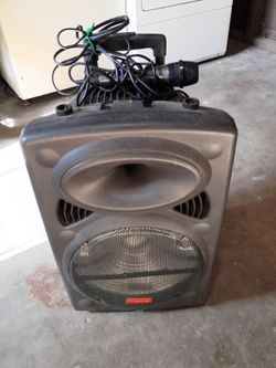 Ridgeway bluetooth RGB speaker/PA with microphone