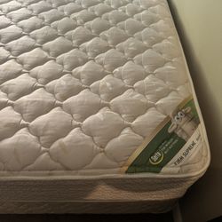 Queen Mattress And box Spring(Frame Included)