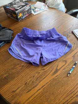Women’s Lavender Athletic Works Active Running Shorts L12-14