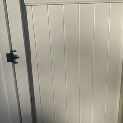 Tan Color Privacy Fence