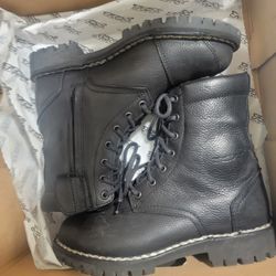 Women Motorcycle Leather TCX Black Boots - $80