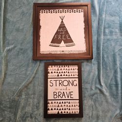 Hobby Lobby Wild N Free Wall Hanging 