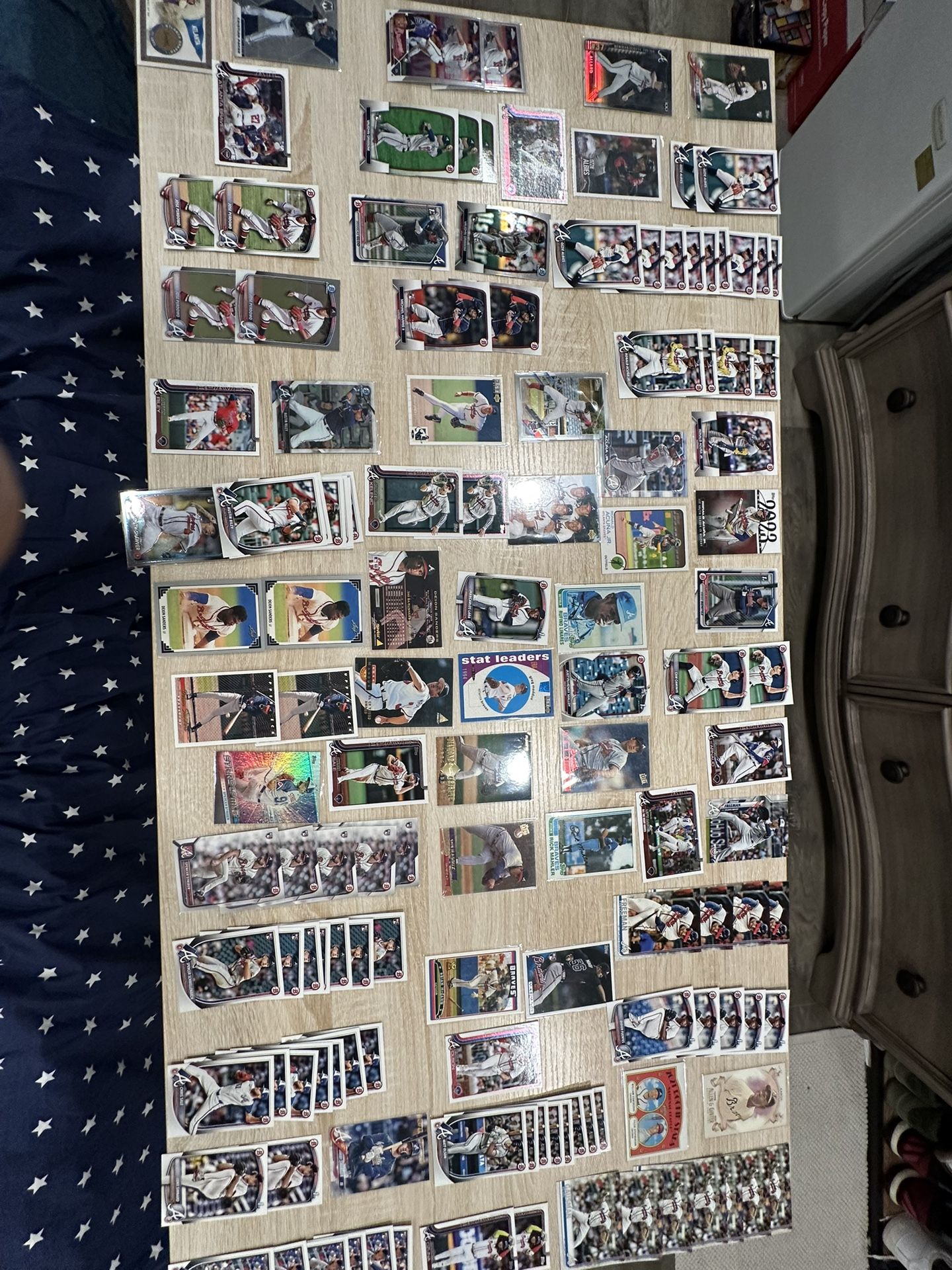 Atlanta Braves baseball cards, lot 134