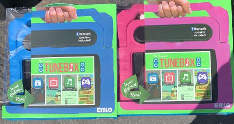 Tunebox iPad Mini Case with Bluetooth Speaker Pink Or Blue