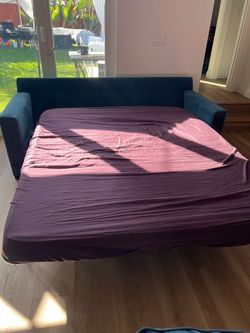 Sofa set with queen sofa bed