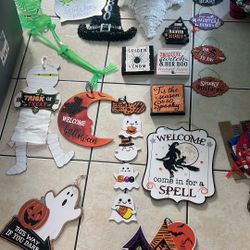 18 Halloween Wall Decorations 