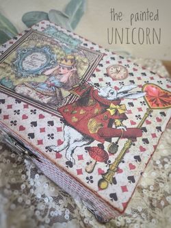 Alice in Wonderland Decorative Keepsake Box