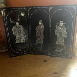 Vintage Chinese Frames Created With Mother Of Pearls 4 Frames