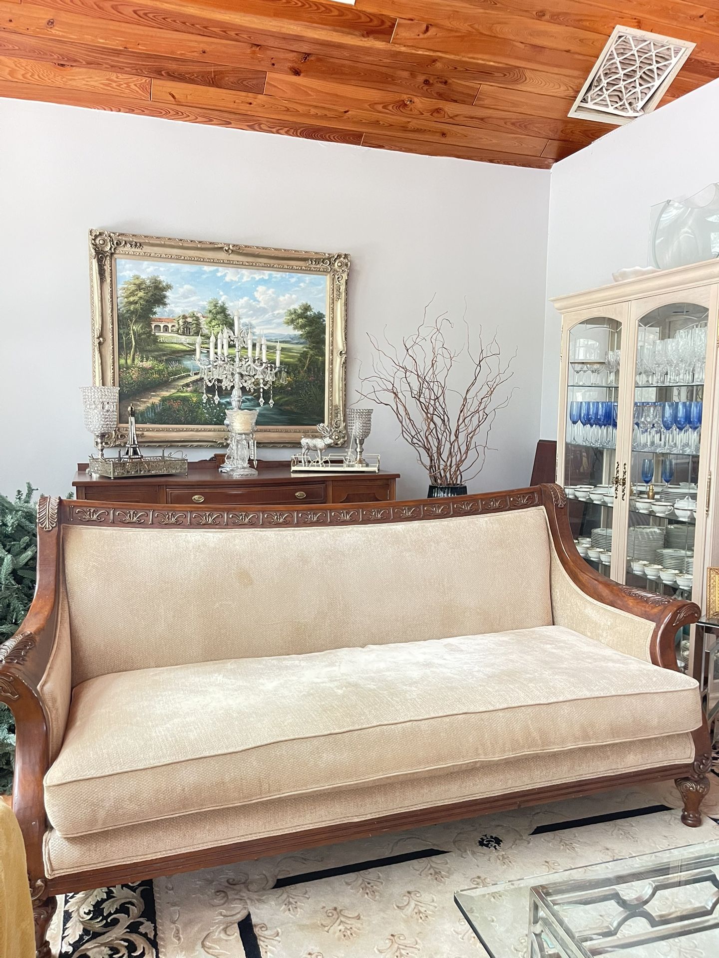 Couch/ Sofa Hand Carved