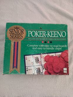 Vintage 1989 Poker-Keeno Cadaco Senior Series