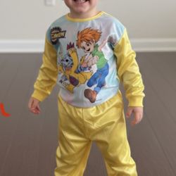 Vintage Digimon Kids Halloween Costume (2000) Small Gabumon Mask