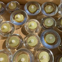 3” Diameter Flat Glass Candle Holder