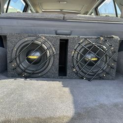 Rockville Punisher 10D1 5000W Peak Dual 1-Ohm Car Audio Subwoofers