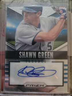 14 Prizm Shawn Green AUTO!
