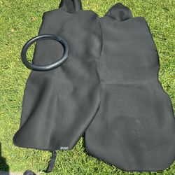 Telsa Y Seat Covers And Steering Wheel Cover