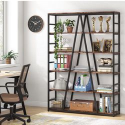 Tribesigns 6 Tier Bookshelf 71 inch Tall Bookcase