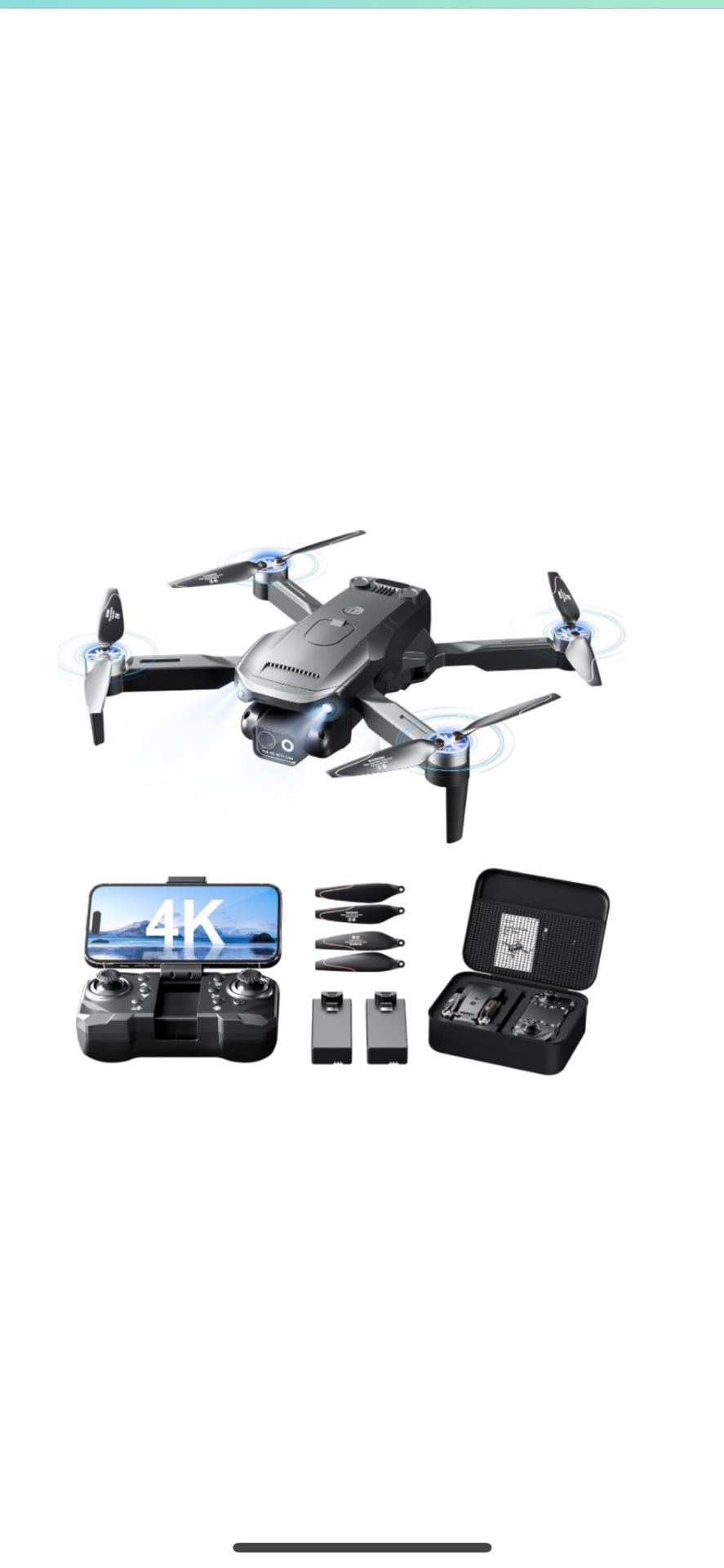 Foldable Brushless Drone with 4K HD Camera