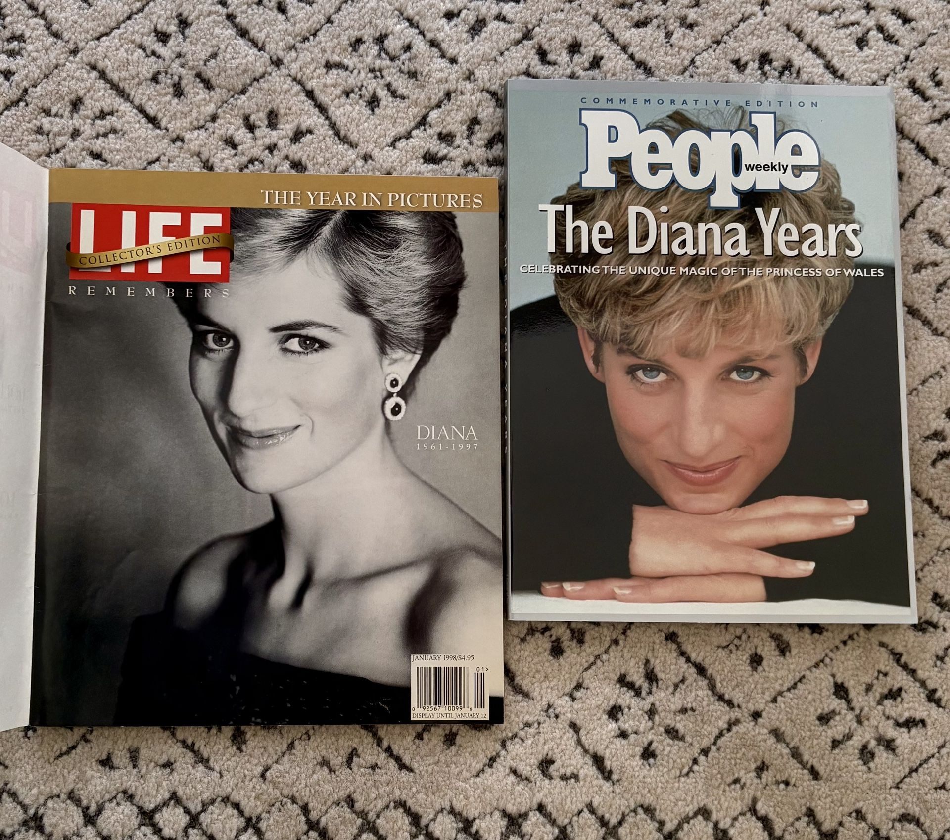 Princess Diana Items circa 1998