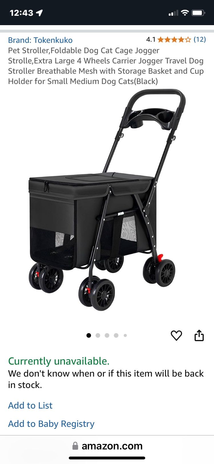 Pet Stroller