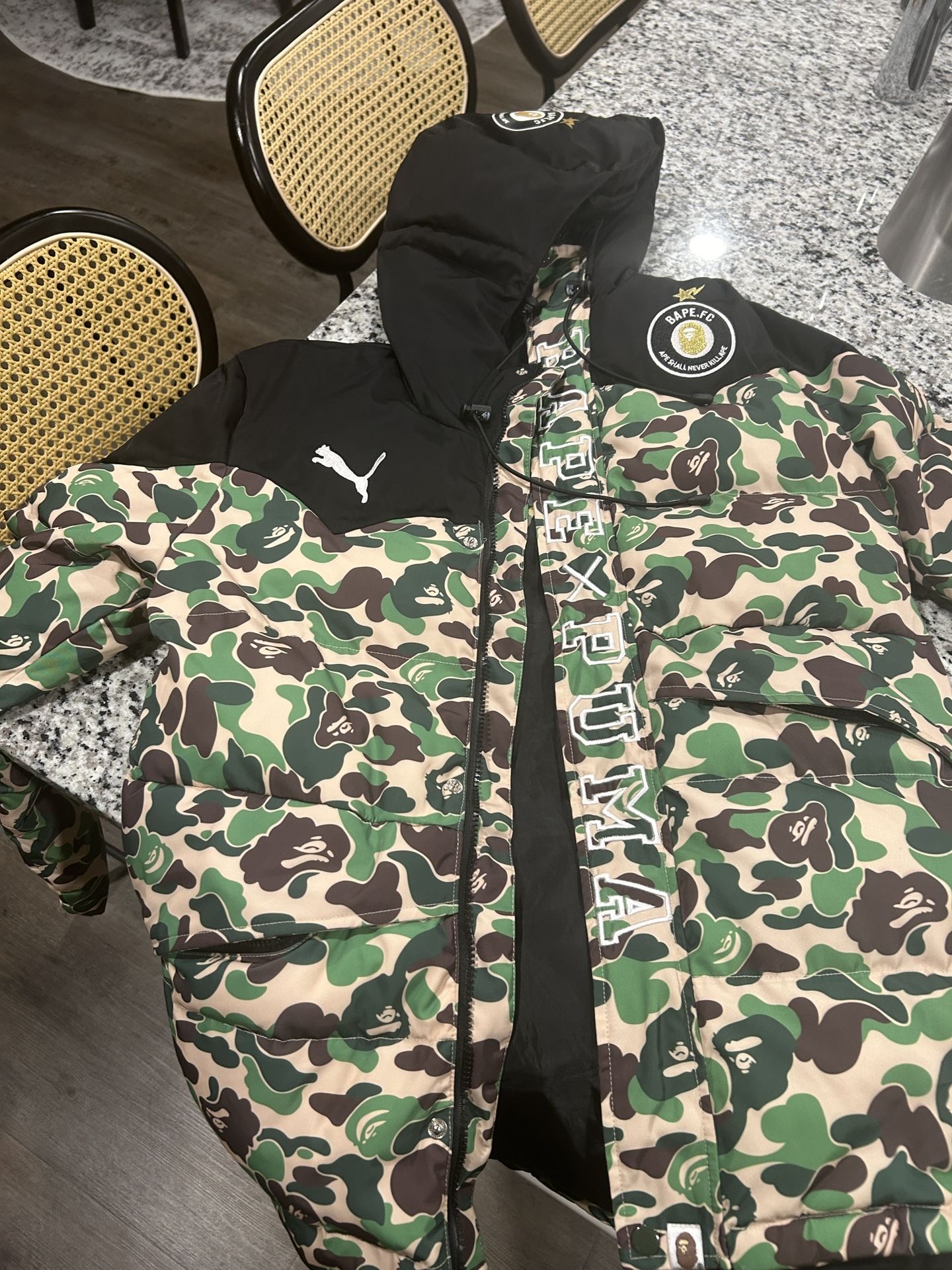 Bape x Puma Puffer Coat