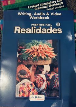 Realidades Spanish 2 workbooks (2)