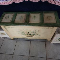 Beautiful painted storage chest