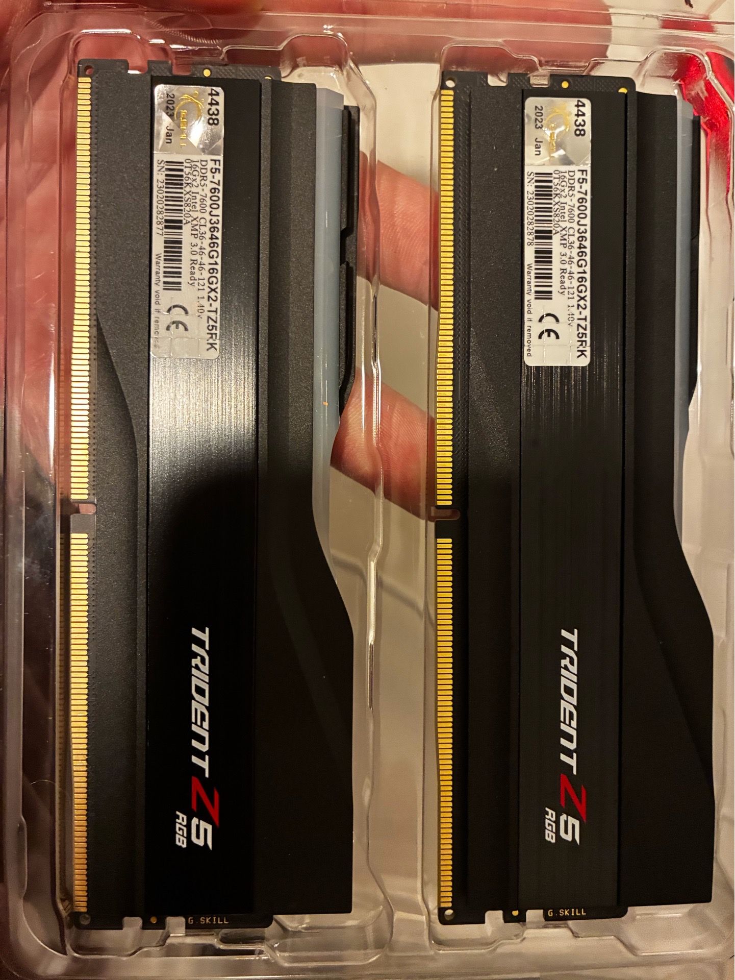 Trident Z5 RGB DDR5-7600 RAM (CL36)