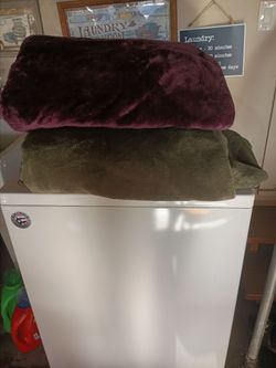 I have two big blankets 10.00 each need gone