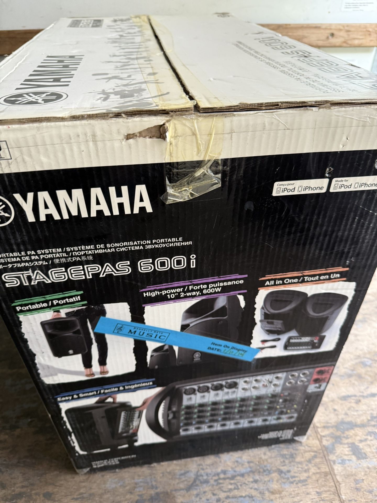 YAMAHA STAGEPAS 600i Very Good Condition