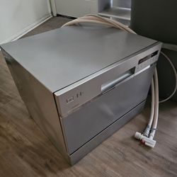 Silver Portable Dishwasher