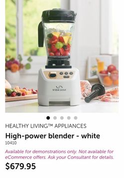 Vida Sana High-Power Blender White