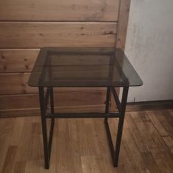 Glass End Table