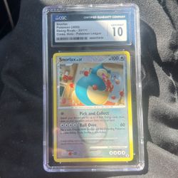 2009 Snorlax CGC Gem Mint 10 Comps For Around $200