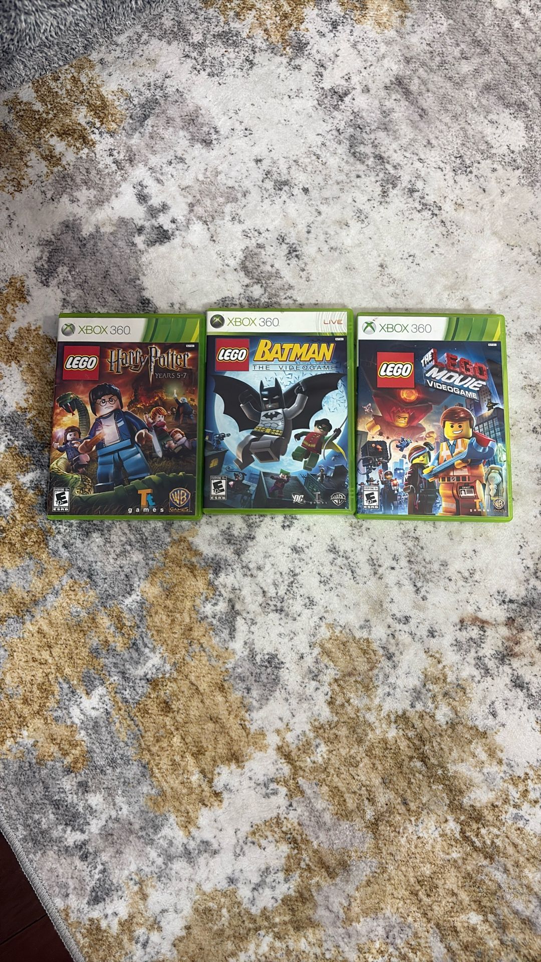 Lego Batman, Harry Potter, And The Lego Movie Disks