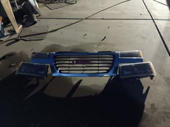 Gmc truck front grill and Headlights