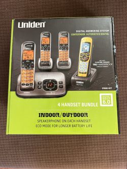 Uniden Indoor / Outdoor 4 Handset Bundle