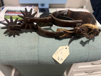 Old cowboy spurs