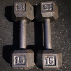 15lbs Dumbells Weights 
