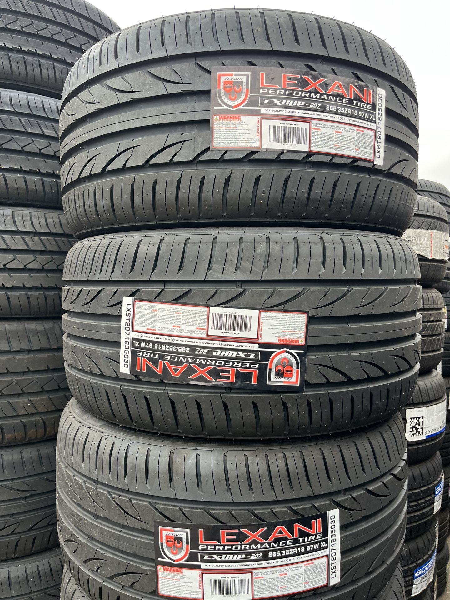 LEXANI LX UHP 265/35R18 TIRES FOR SALE!!!!