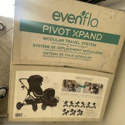 Even Flo Pivot Xpand Double Stroller 