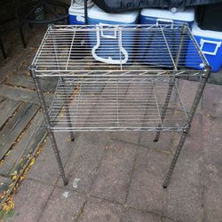 2 TIER CHROME SHELF / STAND