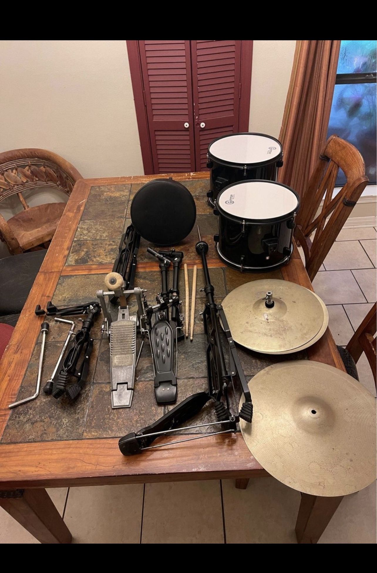 Drum set “only Used Once”