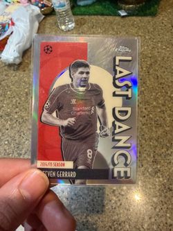 Steven Gerrard Topps chrome Last Dance insert