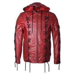 Cosplay Leather Red Jacket