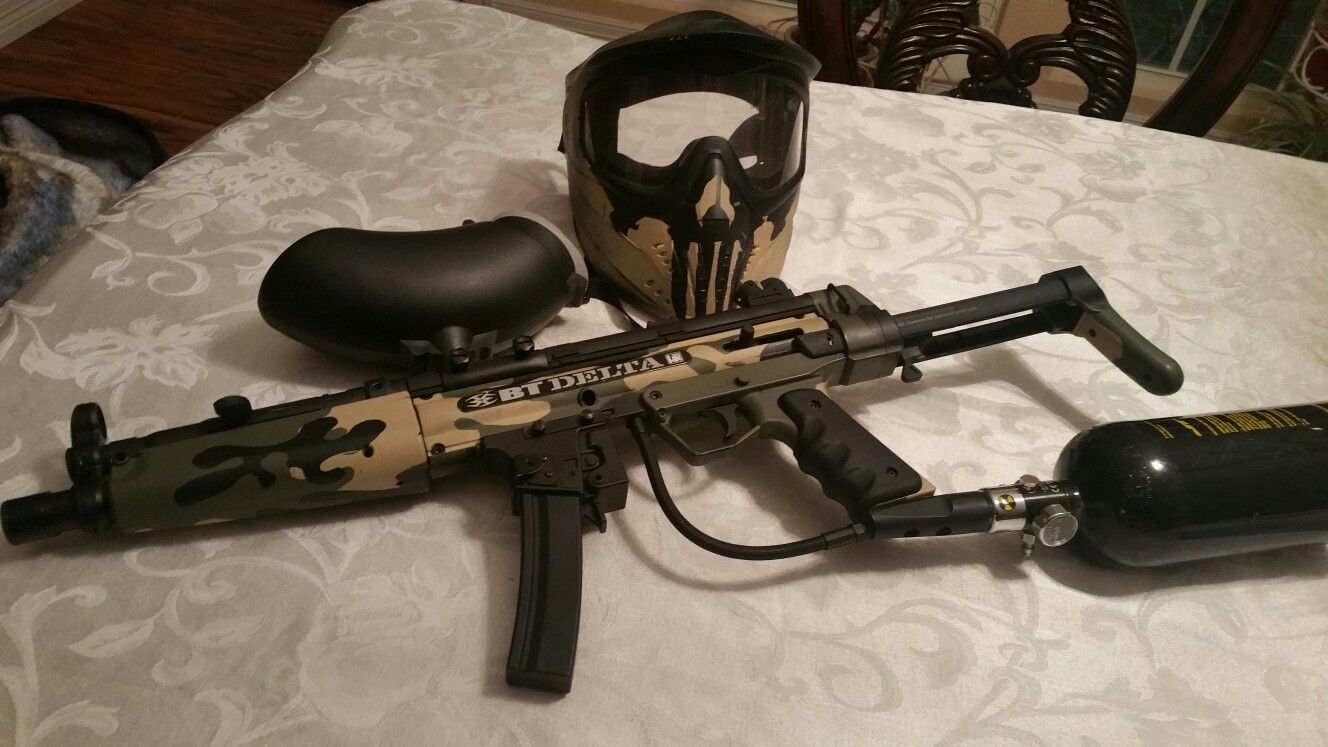 VT Delta Paintball gun (PAINTED CAMO)