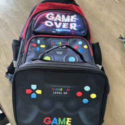Boys backpack & lunchbox