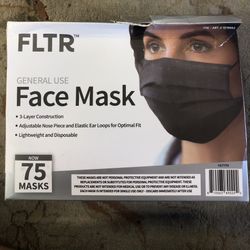 NEW OPEN BOX ! FLTR General Use Face Mask, 75-Pack