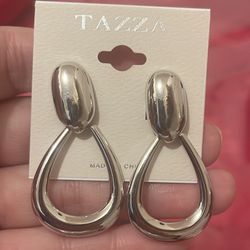 Clip Earring  E Sterling Steel