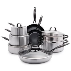 GreenPan Pro Stainless Steel 13pc Nonstick Set