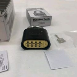 Master - Lock - Black - Combination